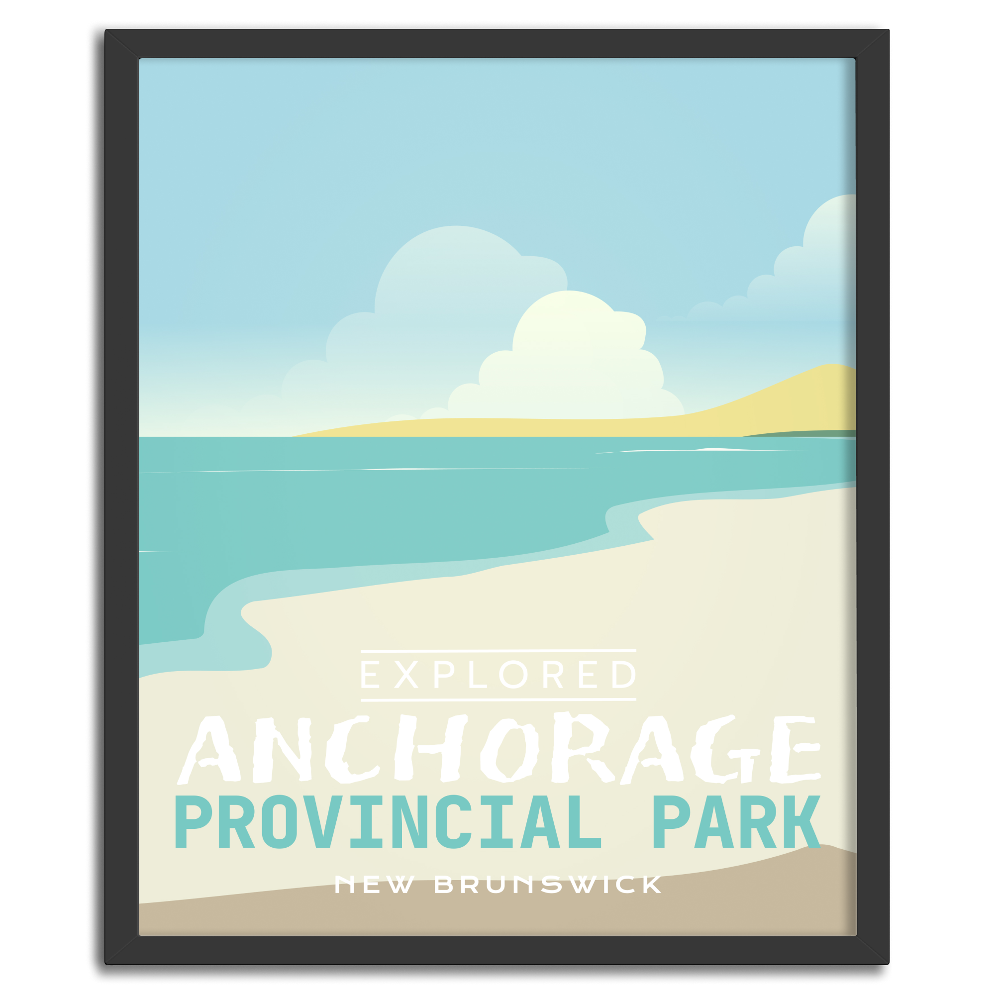 Anchorage Provincial Park 'Explored' Poster, Canada Parks