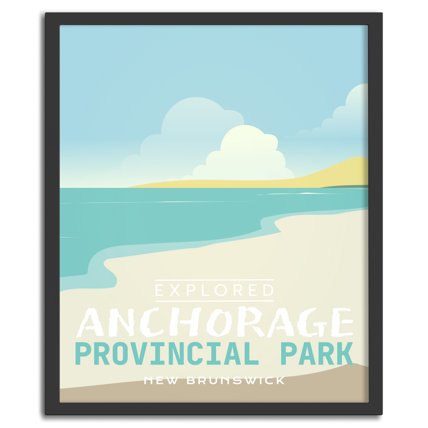 Anchorage Provincial Park 'Explored' Poster, Canada Parks