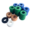 32 Green and Blue Carrom / Pichenotte / Croquignole Rings - (Green / Blue / Natural / Black / White) - Anneaux De Pichenottes - Game Accessories / Accessoires De Jeu