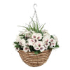 Camila Artificial Floral Arrangement In Hanging Basket