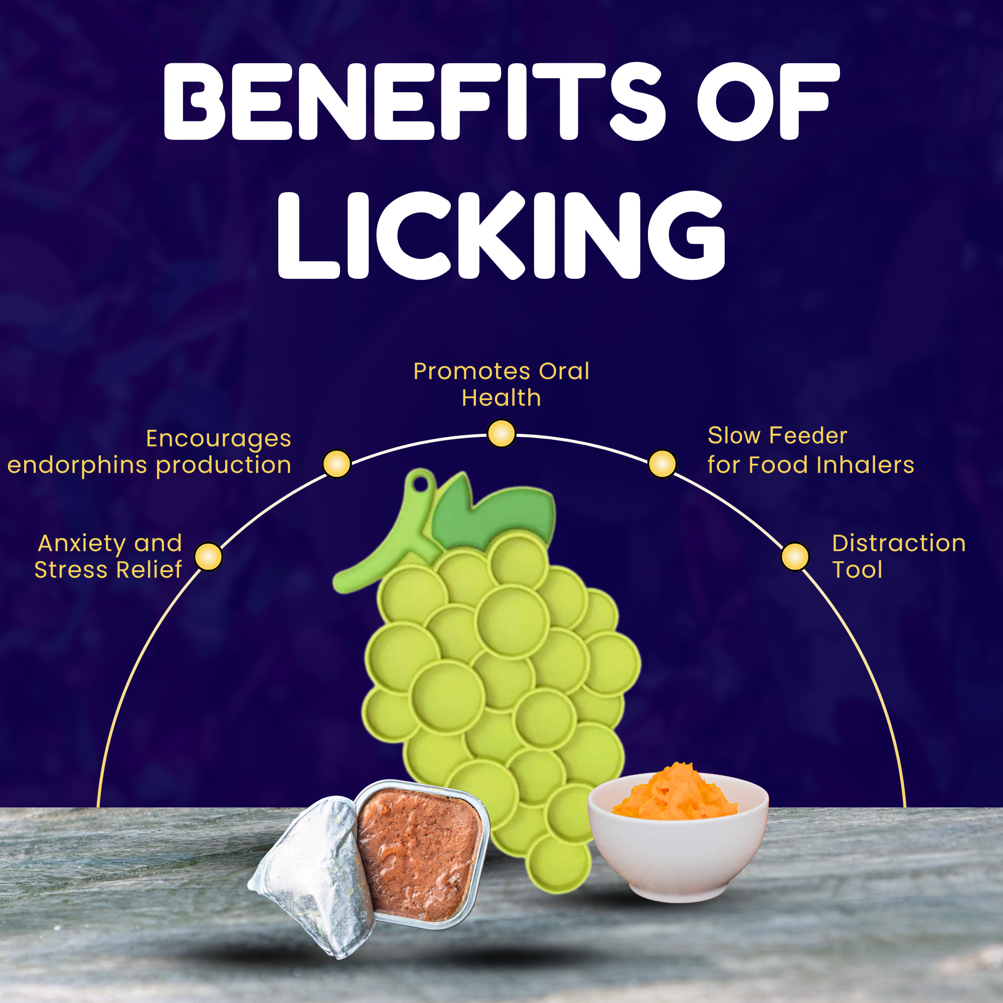 Crispy Grapes™ Lick Mat