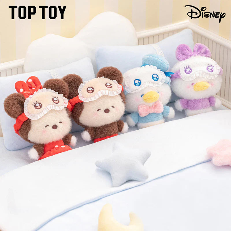 Disney Squinting Sleepwear Series Plush Pendant Blind Boxes (1 Random Box)