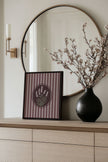 LAVENDER STRIPES, Oeuvre sur toile étirée