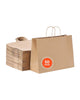 VEVOR Kraft Paper Bags with Handles  Large Eco-Friendly Bags
