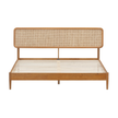 Lupin Natural Rattan Bed Frame