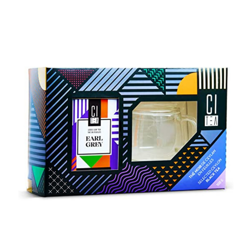 Earl Grey Loose Tea & Infusion Teacup Gift Set