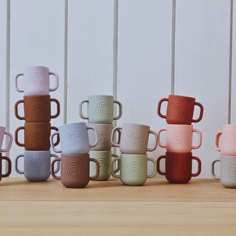 Kappu Cup - Pack of 2 - Clay / Pale mint
