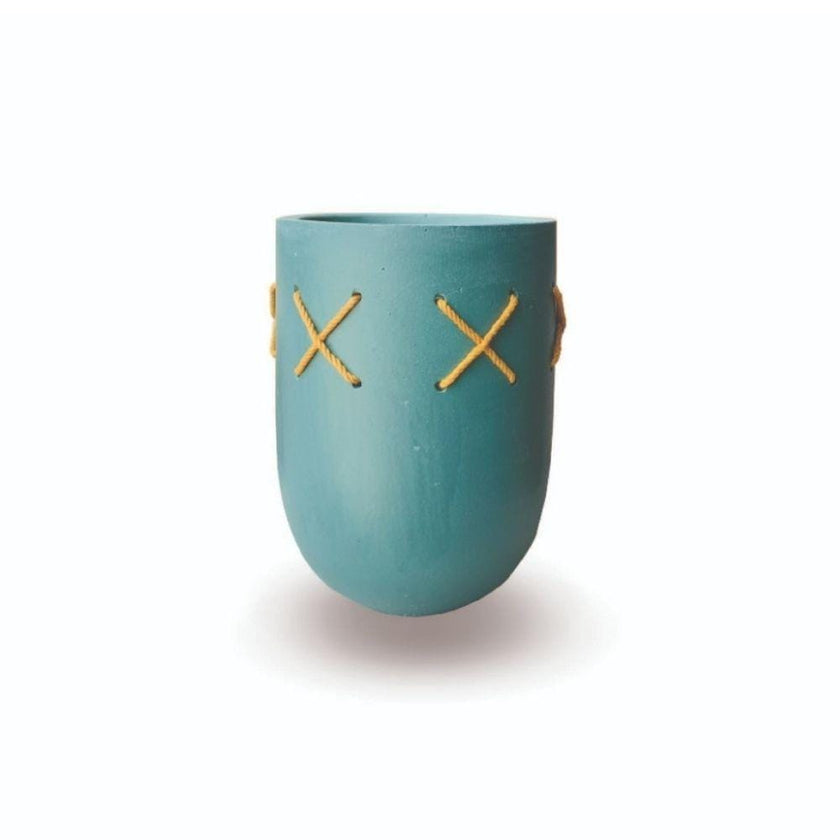 Coco Sandy Cement Planter 9''