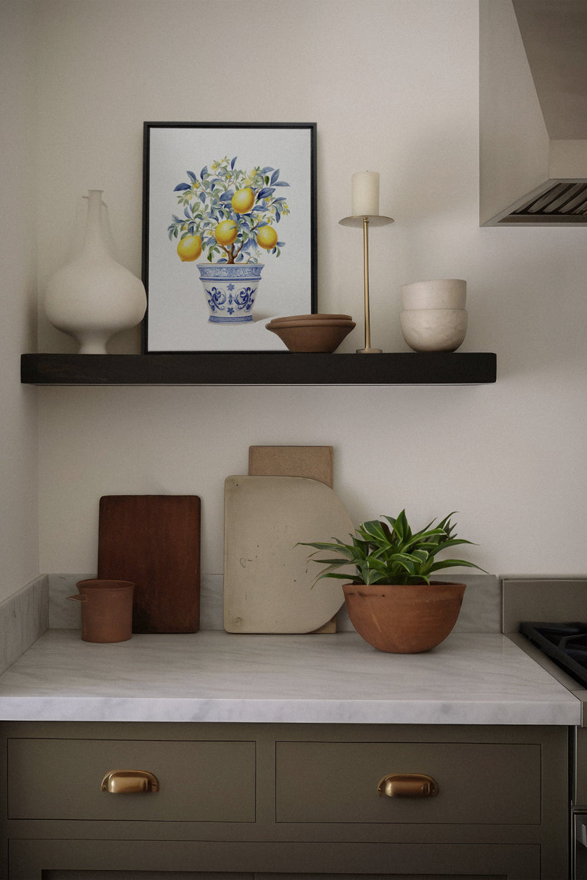 LEMON BREEZE, Oeuvre sur toile étirée