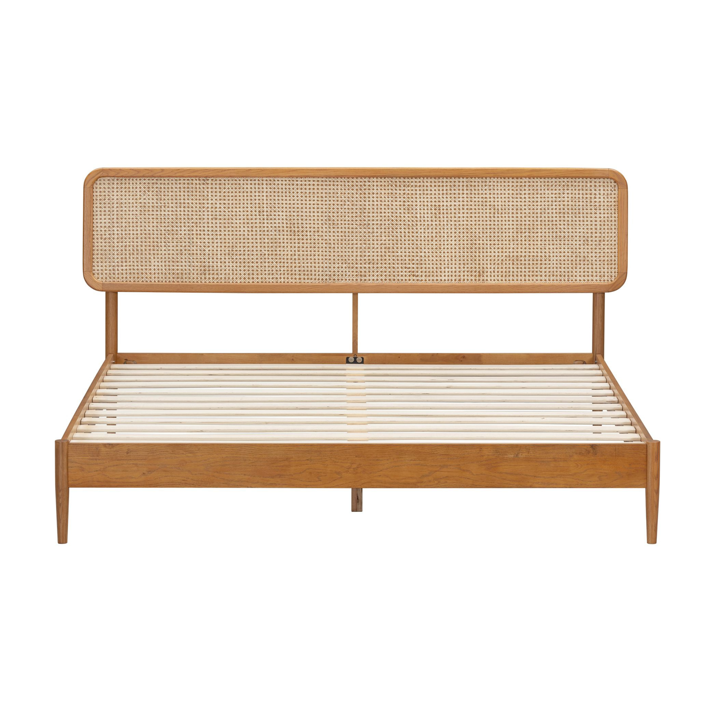 Lupin Natural Rattan Bed Frame
