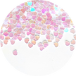 Rainbow(Transparent) Heart Glitter