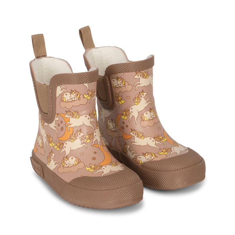 Welly Rain Rubber Boots - Size 21 to 30 - Unicorn Blush