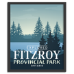 Fitzroy Provincial Park 'Explored' Poster, Canada Parks