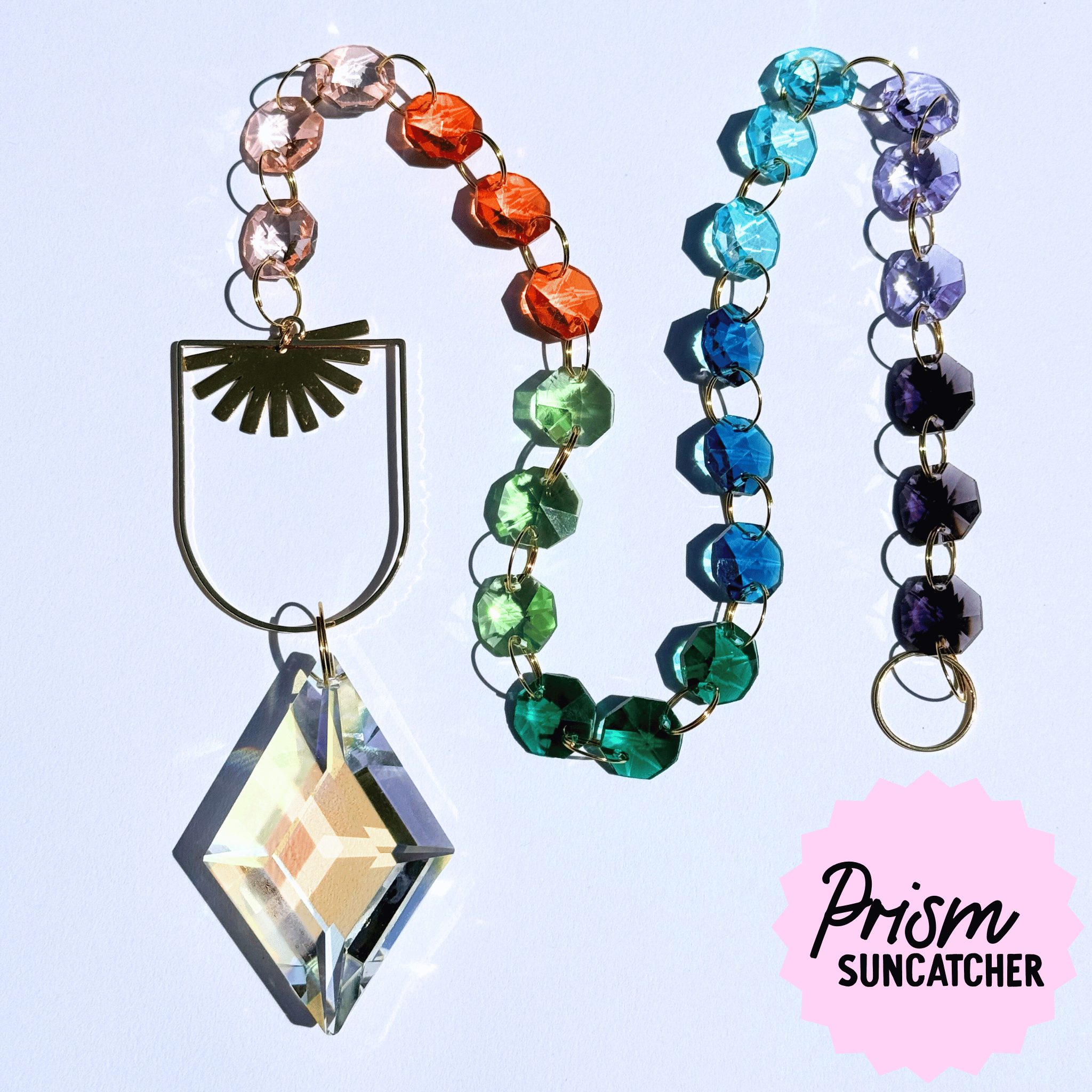 Collage Prism Suncatcher