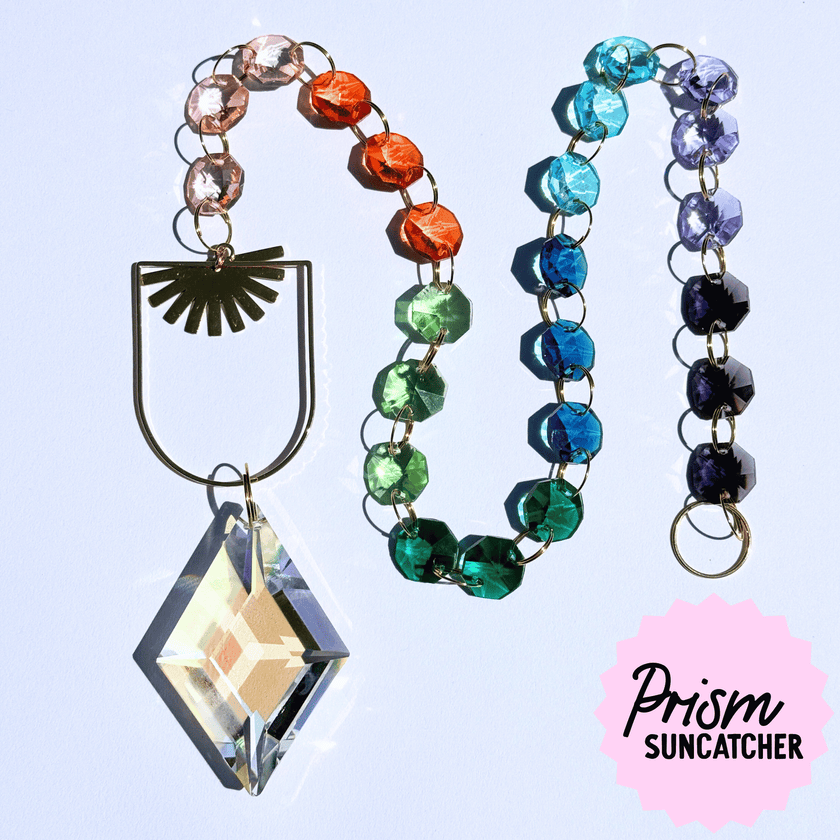 Collage Prism Suncatcher