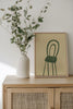 THE GREEN CHAIR, Oeuvre sur toile étirée