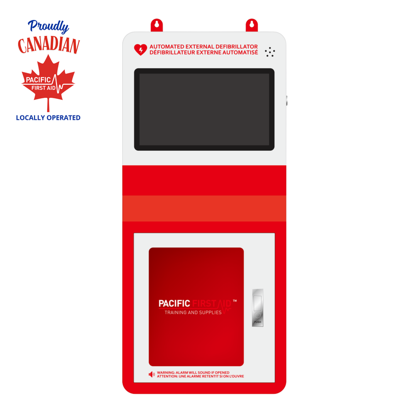 AED Cabinet with Alarm & 14