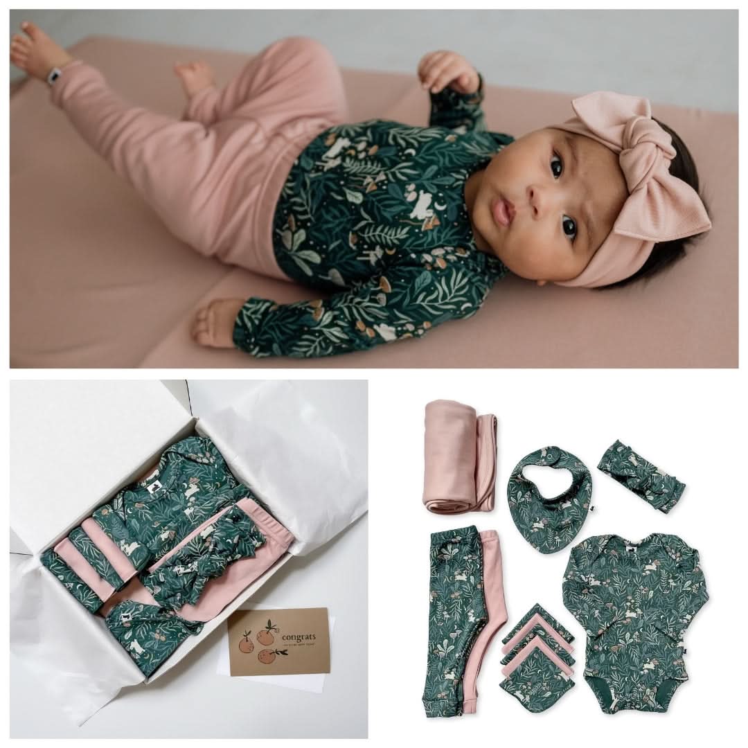 Bamboo Baby Capsule Gift Box | Twilight Grove & Rosewood