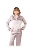 Women's  Mulberry Silk Pajama Set Taupe