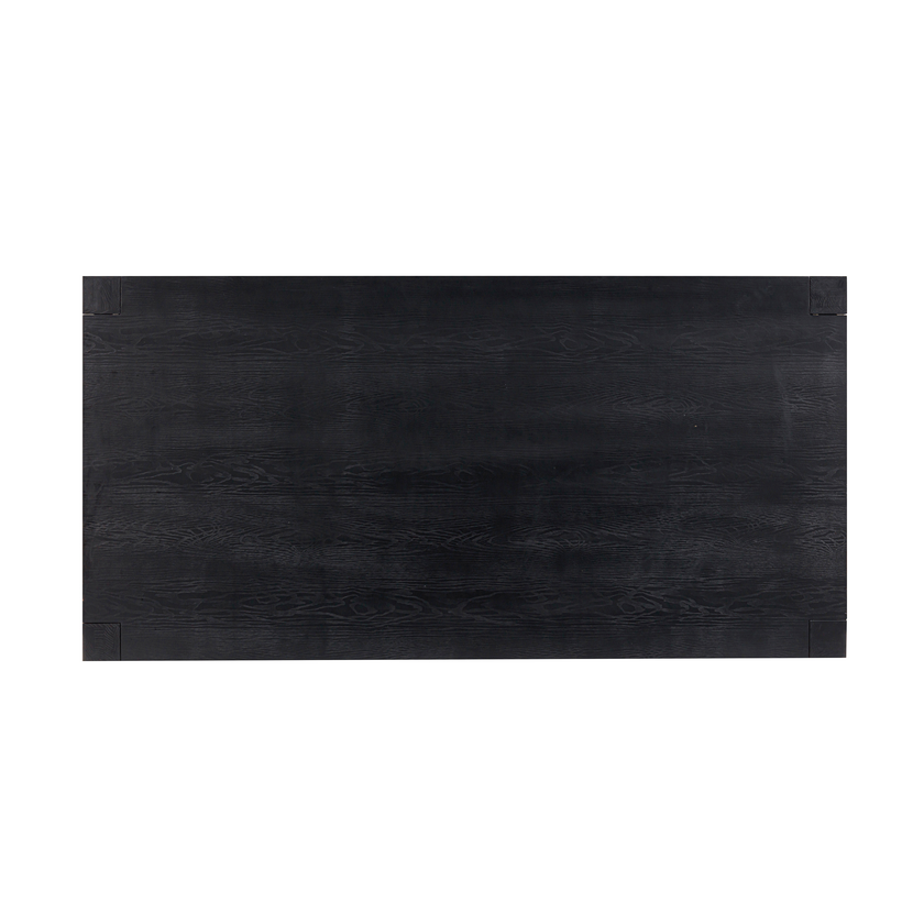 Block Table - Burnt Black