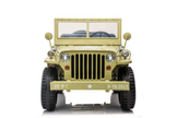 24V Army Jeep 3 Seater DELUXE Kids Ride On Car with Remote Control