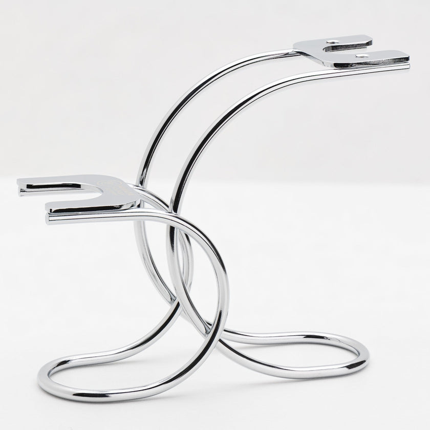 Merkur Curved Stand for DE Safety Razor and Shaving Stand, Chrome
