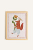 Renard et l’Oiseau, Toile rigide encadrée