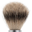Merkur Shaving Brush, Badger Hair, Silver Tip, Matt Chrome, MK-1700002