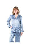 Women's  Mulberry Silk Pajama Set Twilight