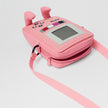 Cute Game Controller Cartoon Messenger Bag for Girls – Mini Oxford Crossbody | Pink