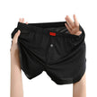 Men's Underwear Solid Color Loose Breathable Ice Silk Boxers