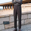 Woolen Draping Straight leg business office Work trouser for men