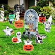 METBOU Halloween Decoration Outdoor Set Of 8 Halloween Decoration Patio Ornaments-Selling On Amazon Is Prohibited