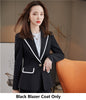 Women's Business Casual Suit Set – Blazer Jacket, 4 Colors, S–4XL (Canada & USA)