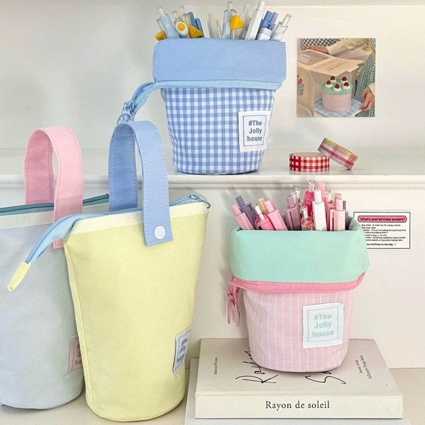 Stationery storage bag - Foldable Compartment -  Large Capacity