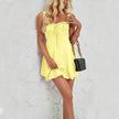 Elegant Chic plain color Sleeveless A-line Casual Summer Mini Dress