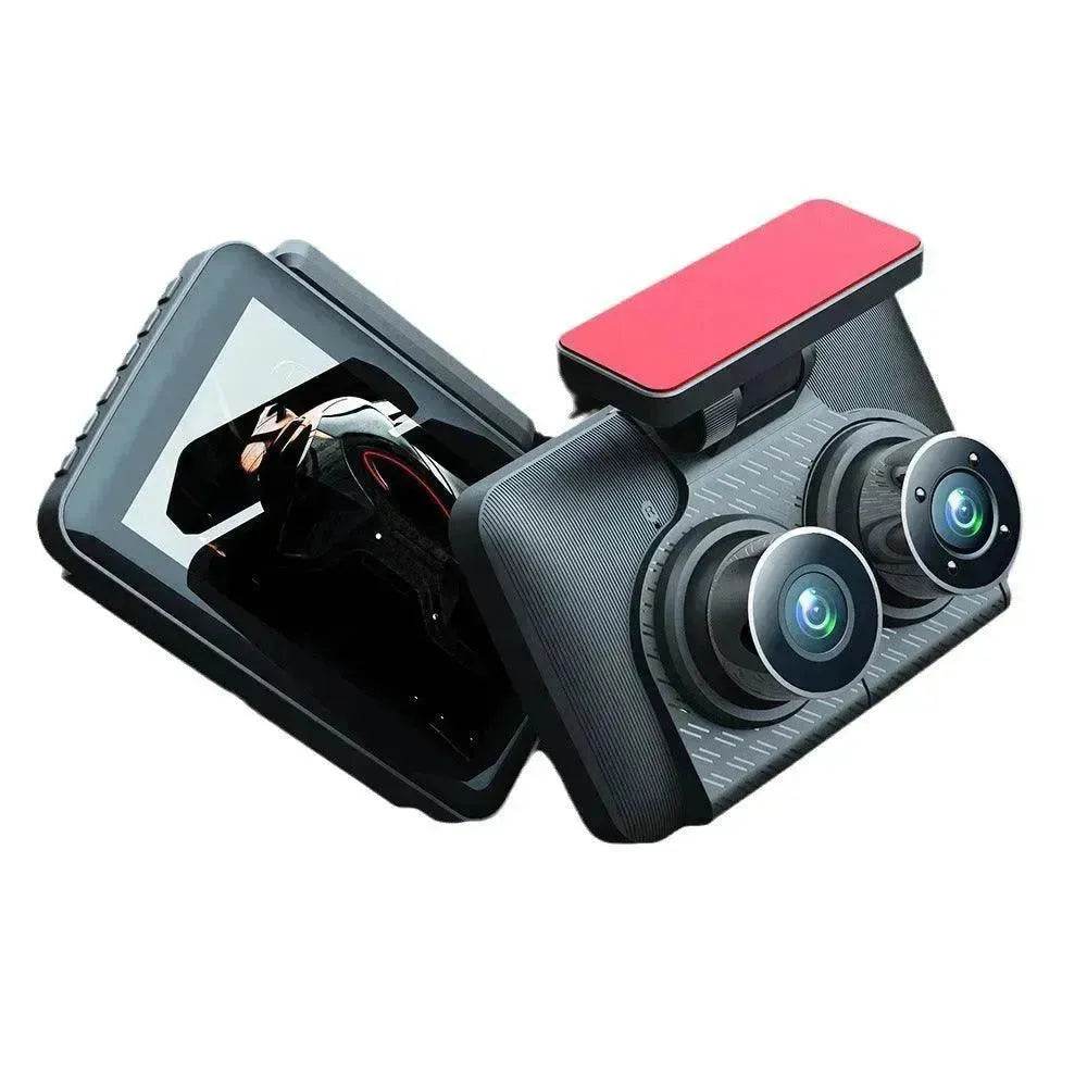 Smart WDR AND HDR 4 Inch Dashcam HD 1080P Infrared Night Vision Camera, 170 wide angle with reverse image Motion detection, Loop video, front and back video function suitable for your car and house.