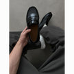 Men's British-Style Slip-On Leather Loafers – Height-Increasing Option, Sizes 38–46