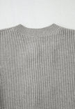 Bow Round Neck Long Sleeve Cardigan