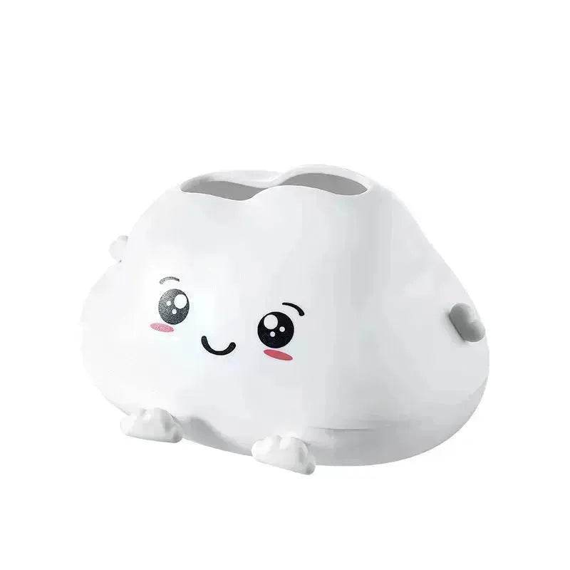 Creative Cartoon Clouds Plastic Paper Napping Box Cute Desktop Bathroom Tissue Box