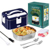 Portable Electric Lunch Box – 304 Stainless Steel, Car & Home Use