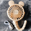 USB Powered summer heat Handheld fan with stand and Night light