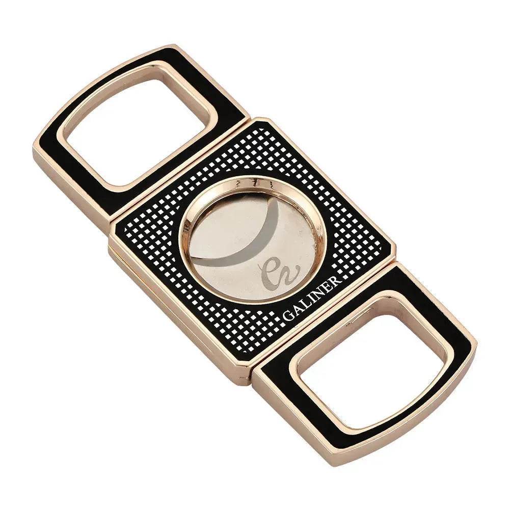GALINER Stainless Steel Double Blade Cigar Cutter