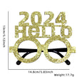 New Year Party Photo Prop Glasses Set – Funny NYE Novelty Glasses & Hats