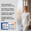 JAKEHOE Frosted Glass Privacy Paint — Waterproof Semi-Transparent Coating for Bathroom Doors & Windows