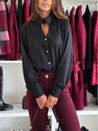 Elegant Fashion Button Long Sleeve business Office Formal Work Shirt For Women