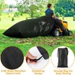 Lawn Tractor Leaf Bag For Riding Lawn Mower Reusable Big Capacity Mower Leaf Bag Black Grass Catcher Bag