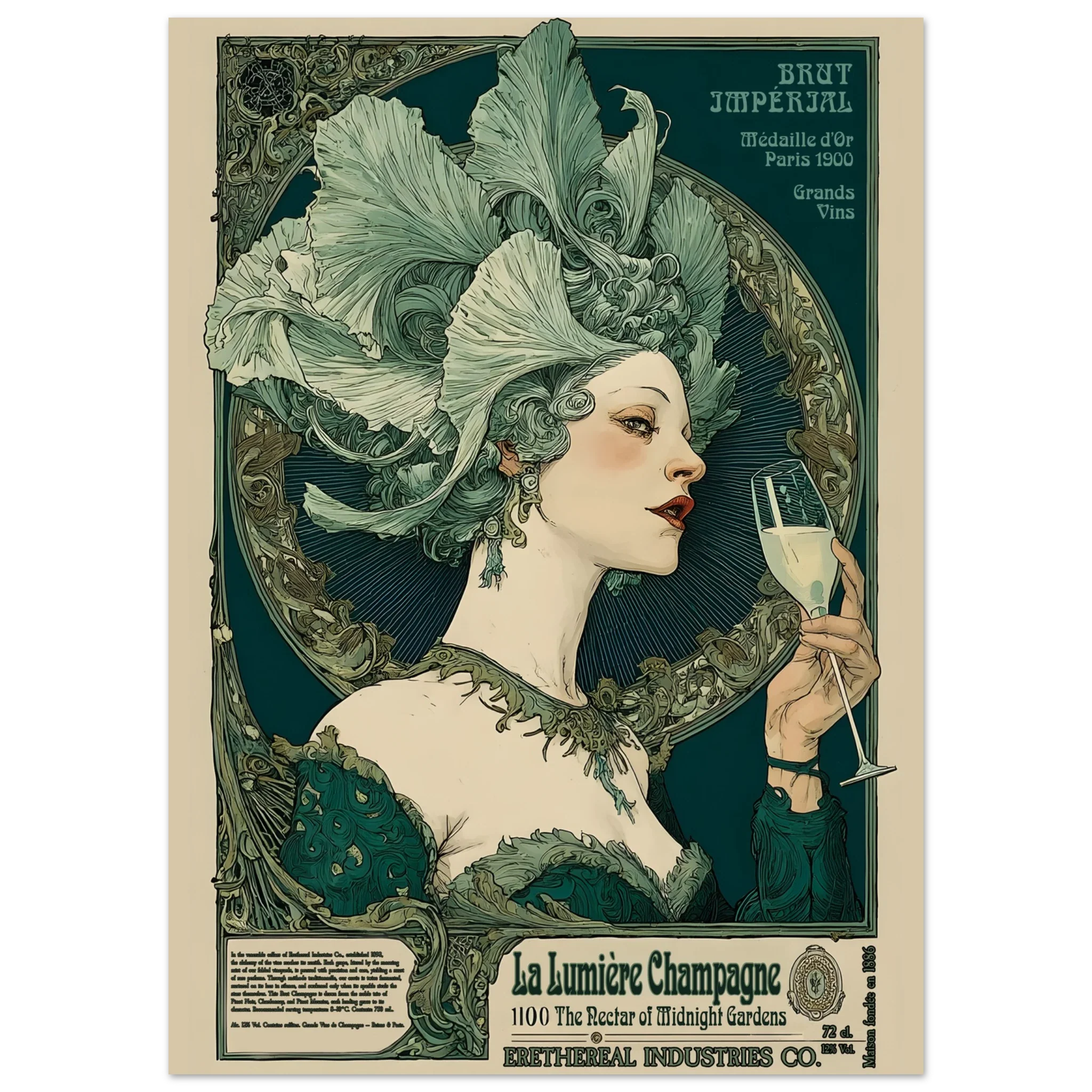 La Lumière Champagne - Poster & Framed Print