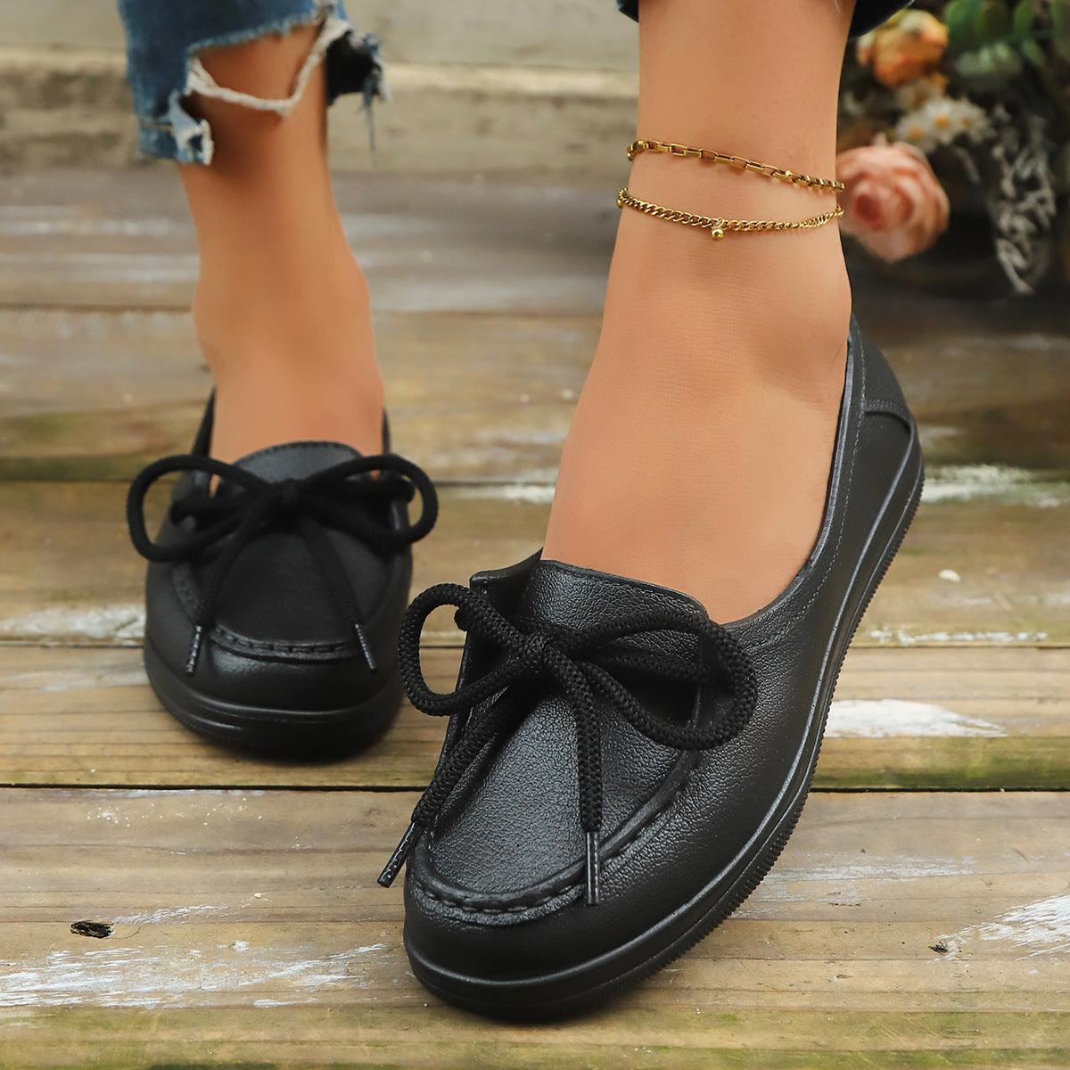 Women's Slip-On Penny Loafers Flat Shoes for Casual Daily Wear