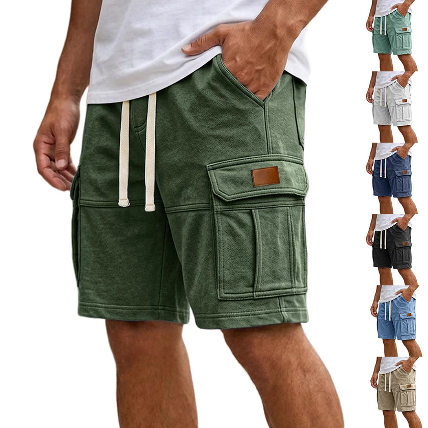 Men's Cargo Shorts with Pockets – Casual Summer Vacation Shorts